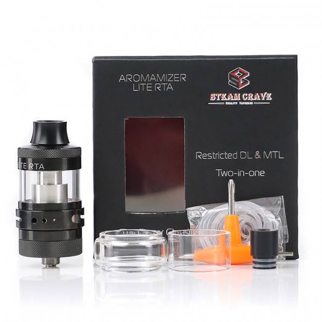 AROMAMIZER LITE RTA 2 IN 1 DL AND MTL BLACK